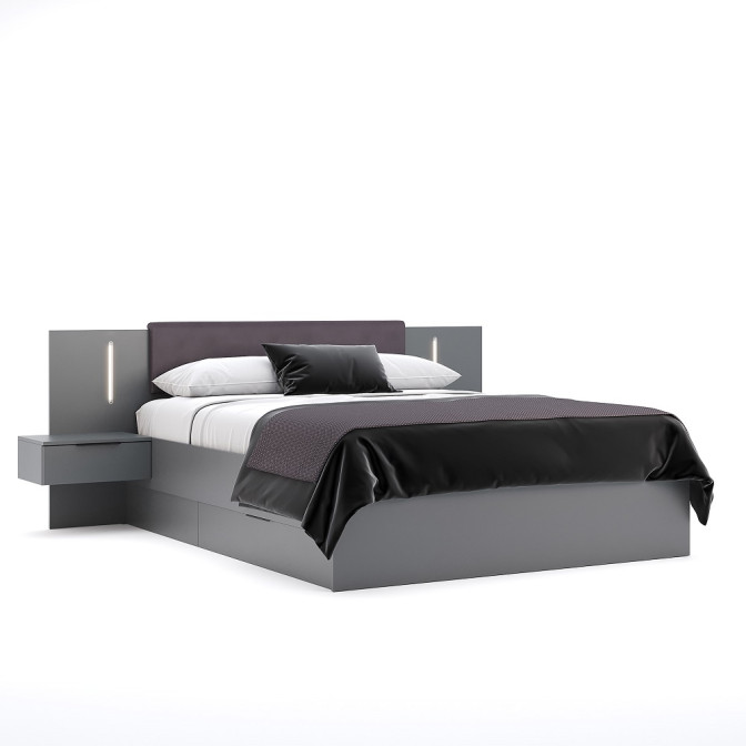 Кровать с ящиками для белья 1,6х2,0 Дони / Doni MiroMark DN-36-GT