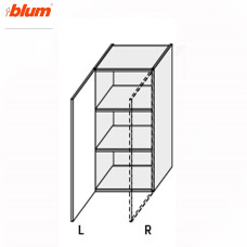 Кухонная секция Миллениум верхняя 30В/900 1дв Pro Blum Правая ML-533W/9003R MiroMark