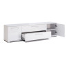 Тумба ТВ 1,9м Фемели / Family Глянец Белый MiroMark FM-190-WB
