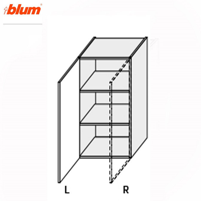 Кухонная секция Миллениум WG верхняя 40В/900 1дв Pro Blum Правая ML-542W/01R MiroMark