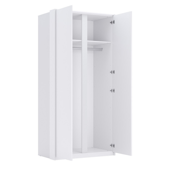 Шкаф 2Дв Тибо / Tibo Супер Мат Белый MiroMark TB-22-WM