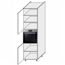Кухонная секция Мери Пенал 60ПД/2320 Духовка MR-865W/9003gl MiroMark