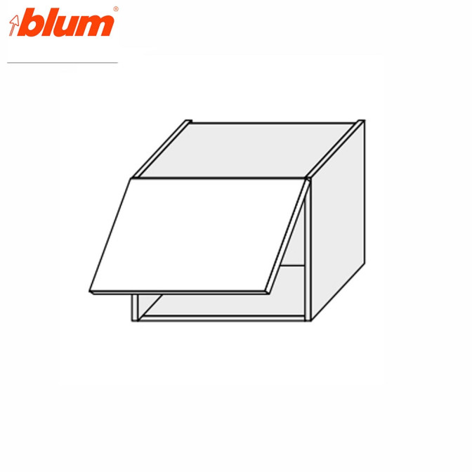 Кухонная секция Миллениум верхняя 40В/360 1дв Aventos Pro Blum ML-141W/9003 MiroMark