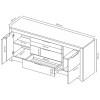 Комод 2Дв 3Ящ 2,0м Томмі / Tommy Дуб Артизан MiroMark TM-162-OA
