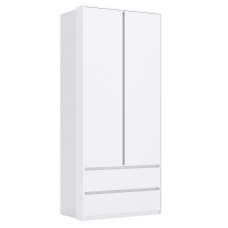 Шкаф 2Дв 2Ящ Тибо / Tibo Супер Мат Белый MiroMark TB-12-WM