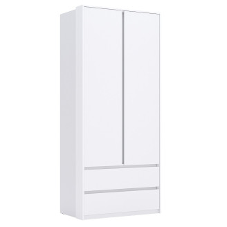 Шкаф 2Дв 2Ящ Тибо / Tibo Супер Мат Белый MiroMark TB-12-WM