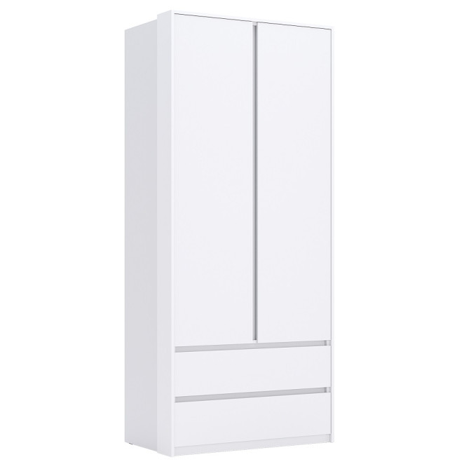 Шкаф 2Дв 2Ящ Тибо / Tibo Супер Мат Белый MiroMark TB-12-WM