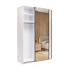 Шафа-купе із дзеркалом 1,5х2,4 Лорі / Lory Глянець Кашемір MiroMark LR-84-GC Шафа-купе із дзеркалом 1,5х2,4 Лорі / Lory Глянець Кашемір MiroMark LR-84-GC