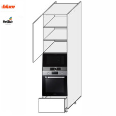 Кухонная секция Мери Пенал 60ПДМ1ШХ/2320 Духовка  +  Микроволновка Pro Blum  +  Hettich MR-864W/9003gl MiroMark