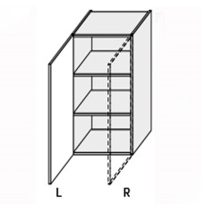 Кухонная секция Миллениум верхняя 30В/900 1дв Левая ML-530W/9003L MiroMark