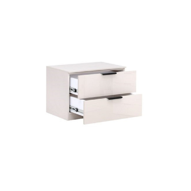 Тумба ліжка 2Ящ Лорі / Lory Глянець Кашемір MiroMark LR-52-GC Тумба ліжка 2Ящ Лорі / Lory Глянець Кашемір MiroMark LR-52-GC