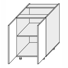 Кухонная секция Мери нижняя 60Н/820 2дв MR-061W/9003gl MiroMark