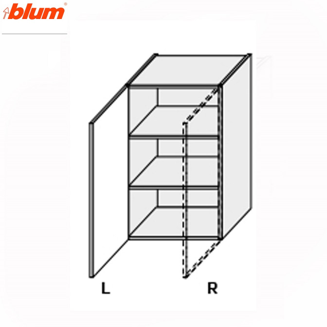 Кухонная секция Миллениум верхняя 50В/900 1дв Pro Blum Левая ML-551W/9003L MiroMark