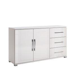 Комод 2Дв 3Ящ Фемели / Family Глянец Белый MiroMark FM-62-WB