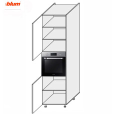 Кухонная секция Винтаж Пенал 60ПД/2320 Духовка Pro Blum VN-866W/9003 MiroMark