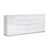 Комод 2Дв 4Ящ 1,9м Фемели / Family Глянец Белый MiroMark FM-169-WB