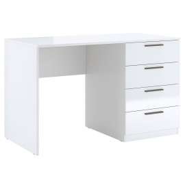 Стол письменный 4Ящ Хеппи / Happy Глянец Белый MiroMark HP-74-WB