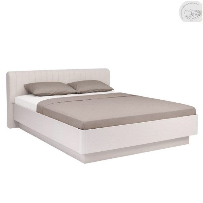 Ліжко з підйомним механізмом 1,8x2,0 Лорі / Lory Глянець Кашемір MiroMark LR-48-GC Ліжко з підйомним механізмом 1,8x2,0 Лорі / Lory Глянець Кашемір MiroMark LR-48-GC