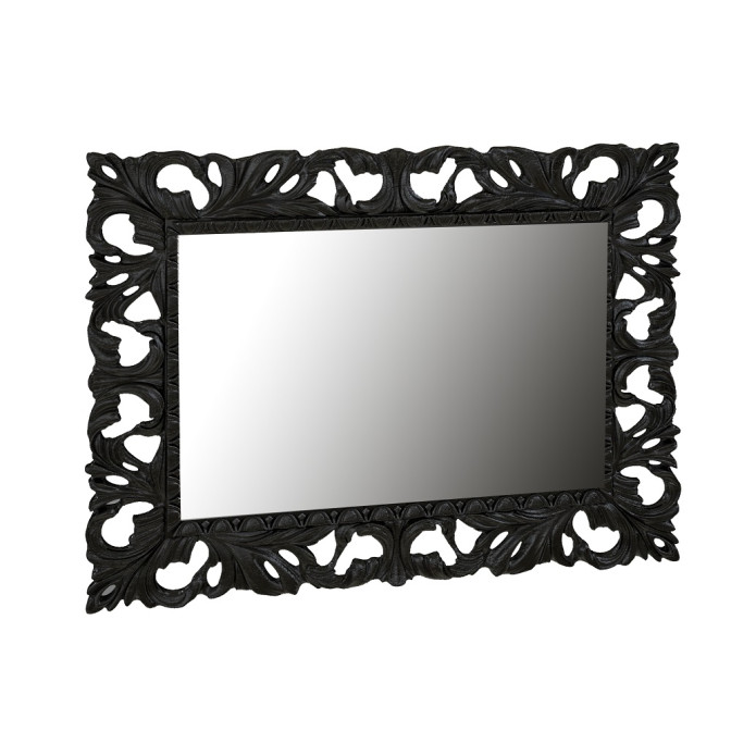 Зеркало 1000x800 Пиония / Pionia Чёрный MiroMark MR-81-BL