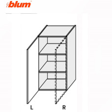 Кухонная секция Миллениум верхняя 20В/720 1дв Pro Blum Правая ML-421W/9003R MiroMark