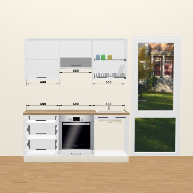 Кухня Вінтаж 1,8 м А 720 Pro MiroMark