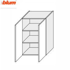 Кухонная секция Мери верхняя 60В/900 2дв Pro Blum MR-567W/9003gl MiroMark