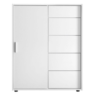 Комод 1Дв 5Ящ Кейс / Case Білий MiroMark 3831017M