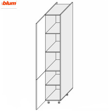 Кухонная секция Винтаж Пенал 40П/2140 Pro Blum VN-741W/9003 MiroMark