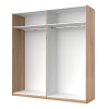 Шафа-купе 2,0x2,1 Белла / Bella Глянець Білий MiroMark BL-20-WB