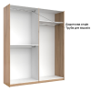 Шафа-купе 2,0x2,1 Белла / Bella Глянець Білий MiroMark BL-20-WB