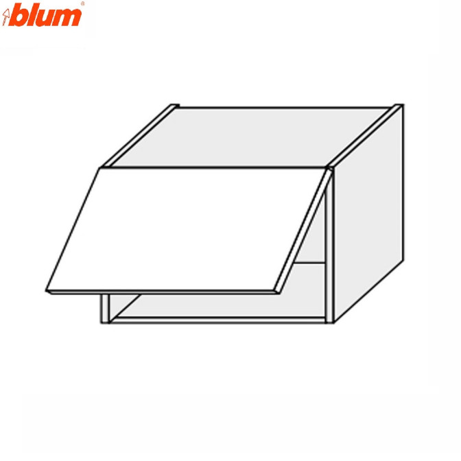 Кухонна секція Валенсія верхня 45В/360 1дв Aventos Pro Blum VL-143W/9003 MiroMark