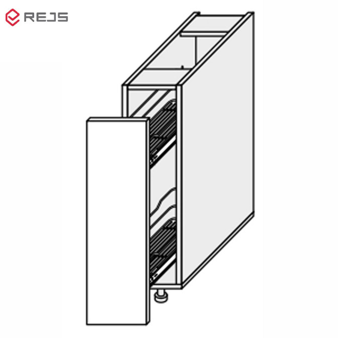 Кухонна секція Валенсія нижня 20НК/820 Карго Pro Rejs VL-022W/9003 MiroMark