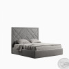 Кровать с подъёмным механизмом 1,8х2,0 Вива / Viva Серый Велюр MiroMark VV-49-WG