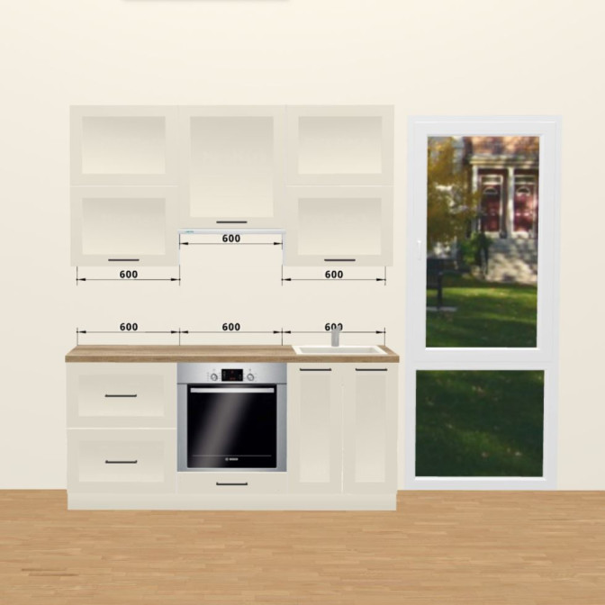 Кухня Вінтаж 1,8 м В 900 Pro MiroMark