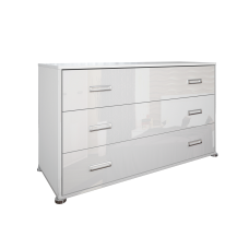 Комод 3Ящ Белла / Bella Глянець білий MiroMark BL-63-WB