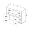 Комод Белла 3Ш MiroMark купить