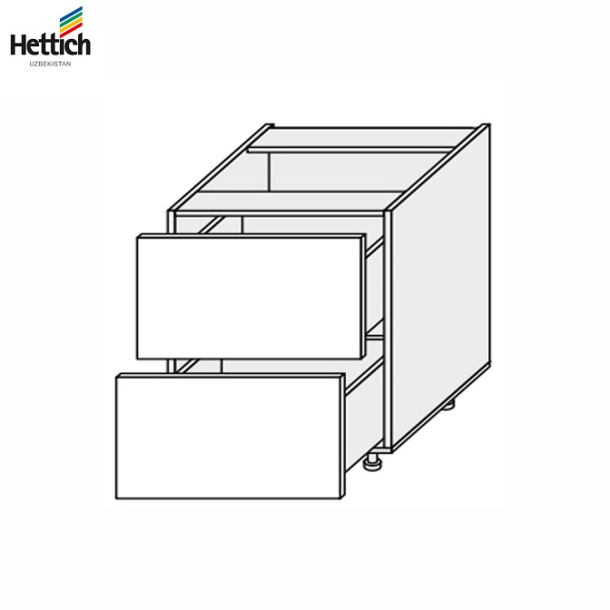 Кухонна секція Мері нижня 90Н2ШХ/820 Pro Hettich MR-091W/9003gl MiroMark