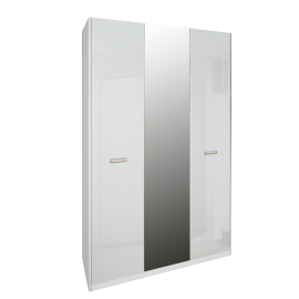 Шкаф 3Дв с зеркалом Белла / Bella Глянец Белый MiroMark BL-13-WB