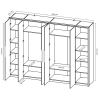 Шкаф Лука 6Дв MiroMark купить