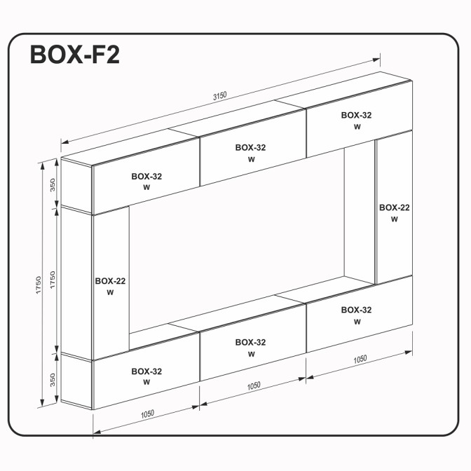 Гостиная BOX F2 MiroMark купить