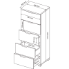 Комод Асти 5Ш MiroMark купить
