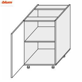 Кухонная секция Винтаж нижняя 50Н/820 1дв Pro Blum VN-051W/9003 MiroMark