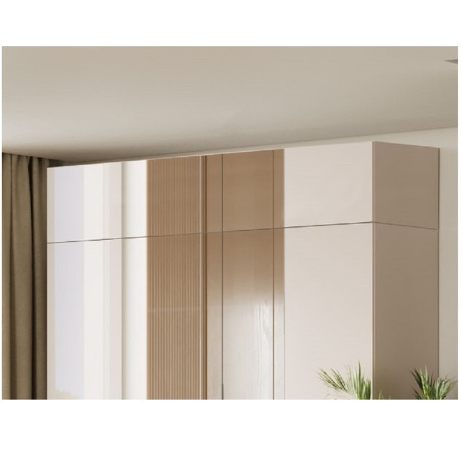 Антресоль 4Дв із дзеркалом Лорі / Lory Глянець Кашемір MiroMark LR-05-GC Антресоль 4Дв із дзеркалом Лорі / Lory Глянець Кашемір MiroMark LR-05-GC