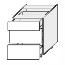 Кухонная секция Мери нижняя 80Н3ШХ/820 Телескоп MR-083W/9003gl MiroMark