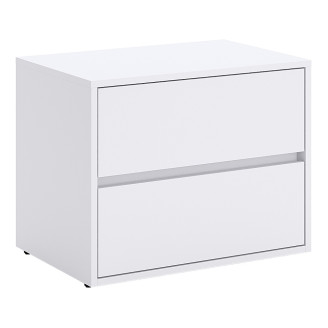 Тумба приліжкова Тібо / Tibo Супер Мат Білий MiroMark TB-52-WM