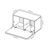 Секція BOX COLOR-TV 1,40 / Дуб Артизан MiroMark BX-43-OA