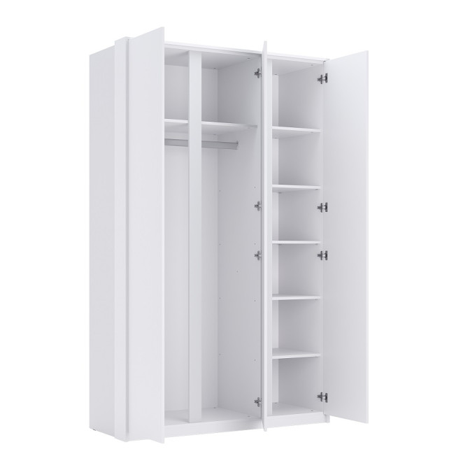 Шкаф 3Дв Тибо / Tibo Супер Мат Белый MiroMark TB-23-WM