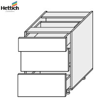 Кухонная секция Винтаж нижняя 40Н3ШХ/820 Pro Hettich VN-042W/9003 MiroMark