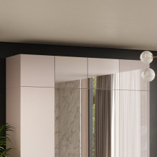 Антресоль 4Дв із дзеркалом Лілу / Lily Глянець Кашемір MiroMark LY-05-GC