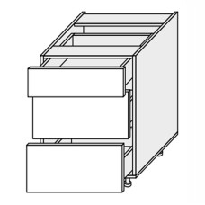 Кухонная секция Мери нижняя 50Н3ШХ/820 Телескоп MR-052W/9003gl MiroMark